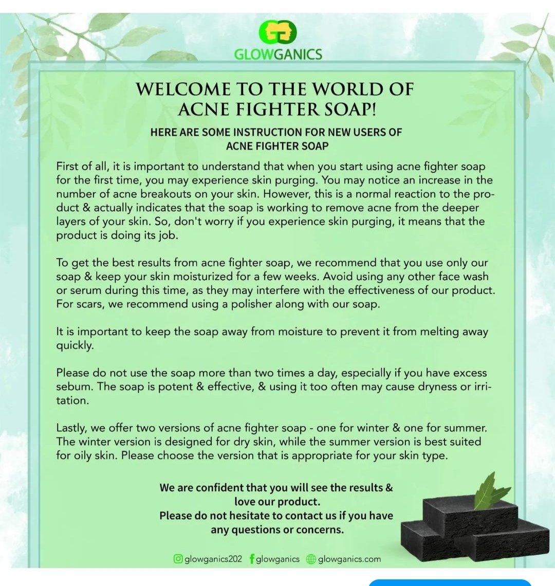 Acne Fighter Soap -(summer version)